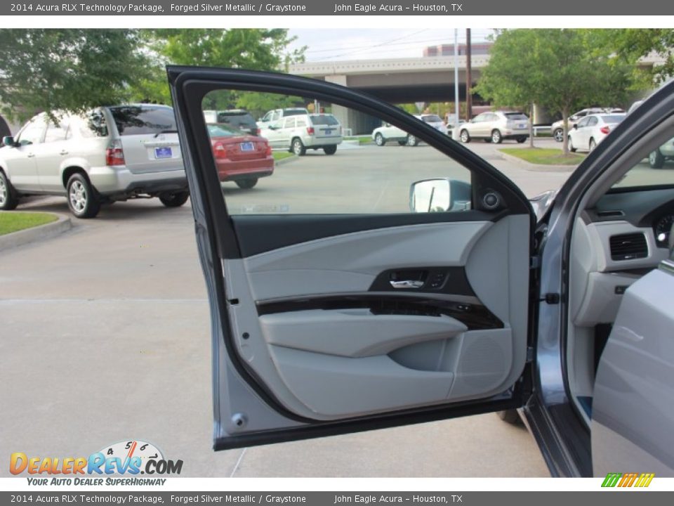 2014 Acura RLX Technology Package Forged Silver Metallic / Graystone Photo #10