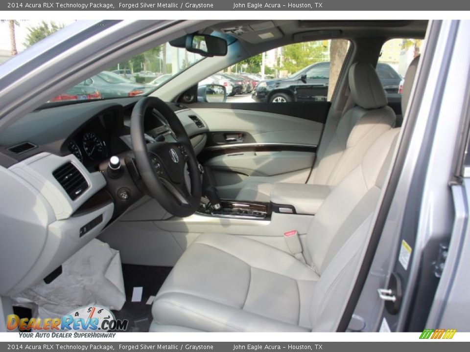 2014 Acura RLX Technology Package Forged Silver Metallic / Graystone Photo #11