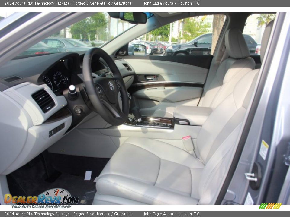 2014 Acura RLX Technology Package Forged Silver Metallic / Graystone Photo #12