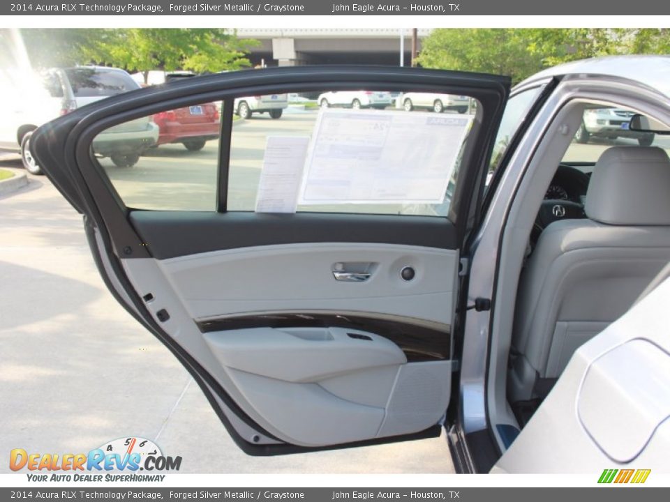2014 Acura RLX Technology Package Forged Silver Metallic / Graystone Photo #13