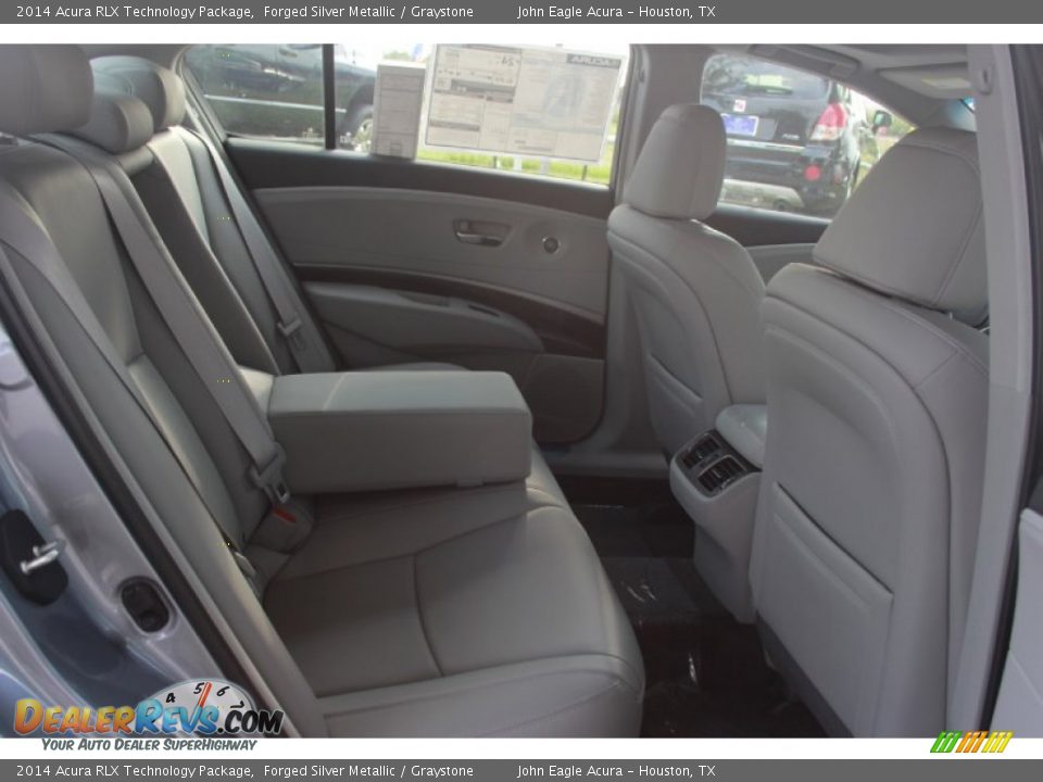 2014 Acura RLX Technology Package Forged Silver Metallic / Graystone Photo #17