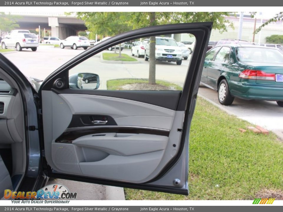 2014 Acura RLX Technology Package Forged Silver Metallic / Graystone Photo #18