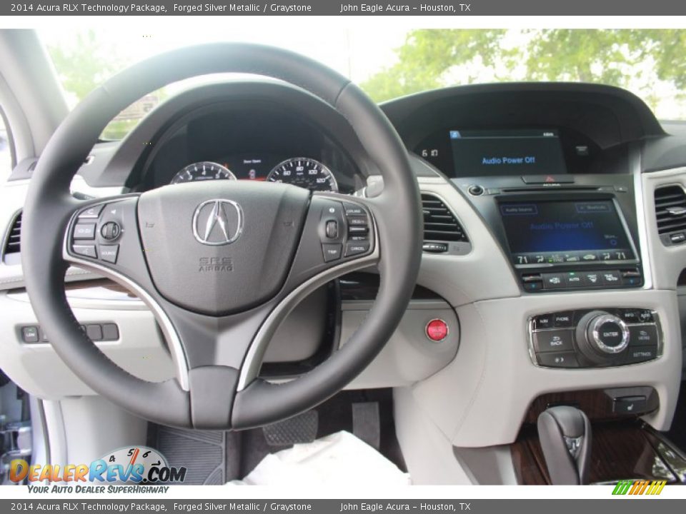 2014 Acura RLX Technology Package Forged Silver Metallic / Graystone Photo #24