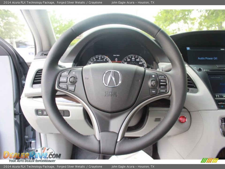 2014 Acura RLX Technology Package Forged Silver Metallic / Graystone Photo #25