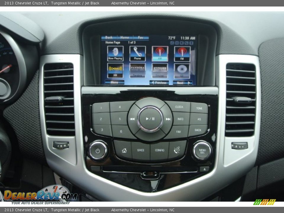 2013 Chevrolet Cruze LT Tungsten Metallic / Jet Black Photo #12