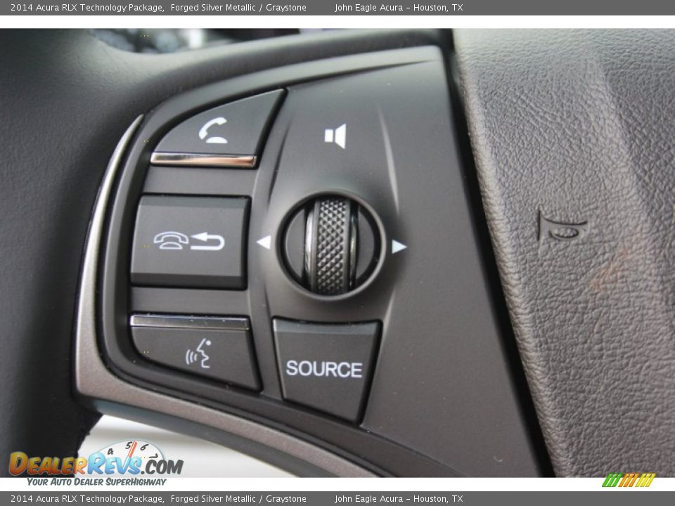 2014 Acura RLX Technology Package Forged Silver Metallic / Graystone Photo #30