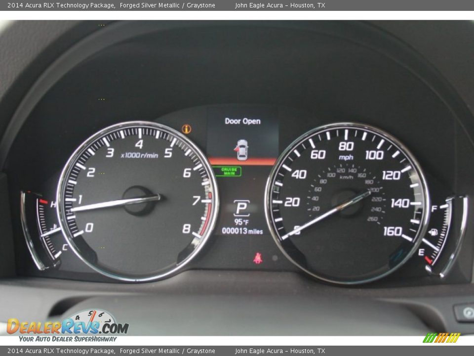 2014 Acura RLX Technology Package Forged Silver Metallic / Graystone Photo #31