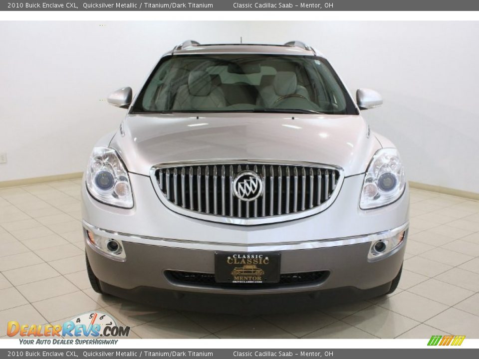 2010 Buick Enclave CXL Quicksilver Metallic / Titanium/Dark Titanium Photo #2