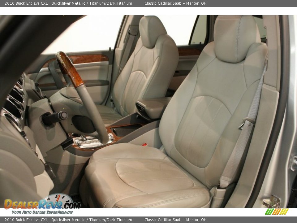 2010 Buick Enclave CXL Quicksilver Metallic / Titanium/Dark Titanium Photo #10