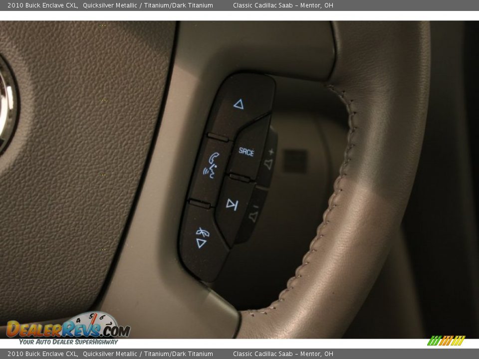 2010 Buick Enclave CXL Quicksilver Metallic / Titanium/Dark Titanium Photo #14