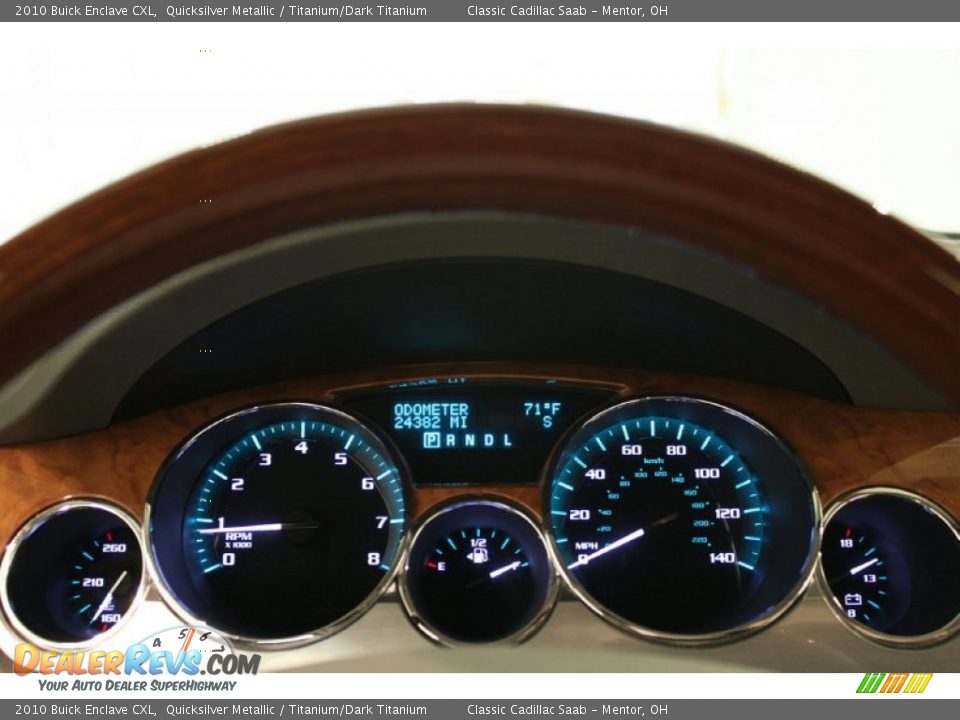 2010 Buick Enclave CXL Quicksilver Metallic / Titanium/Dark Titanium Photo #15