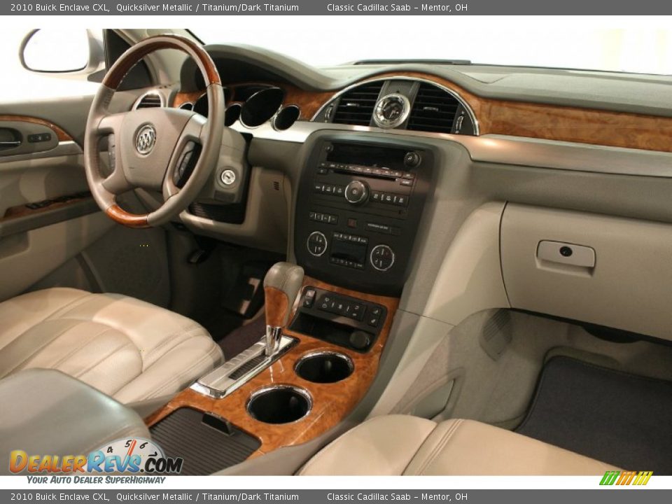 2010 Buick Enclave CXL Quicksilver Metallic / Titanium/Dark Titanium Photo #22