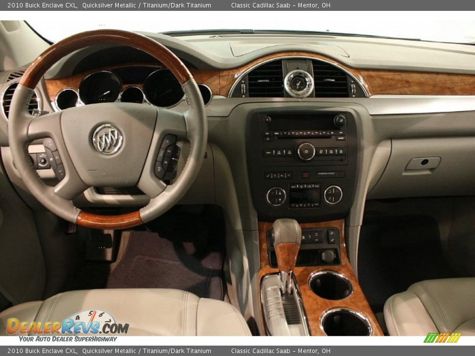 2010 Buick Enclave CXL Quicksilver Metallic / Titanium/Dark Titanium Photo #28