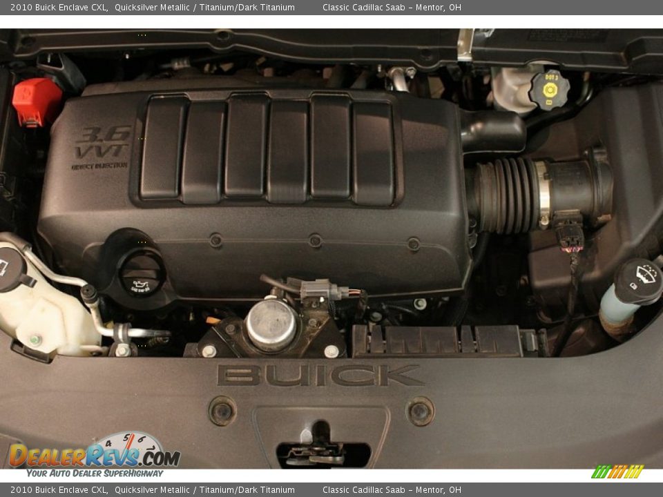 2010 Buick Enclave CXL Quicksilver Metallic / Titanium/Dark Titanium Photo #31