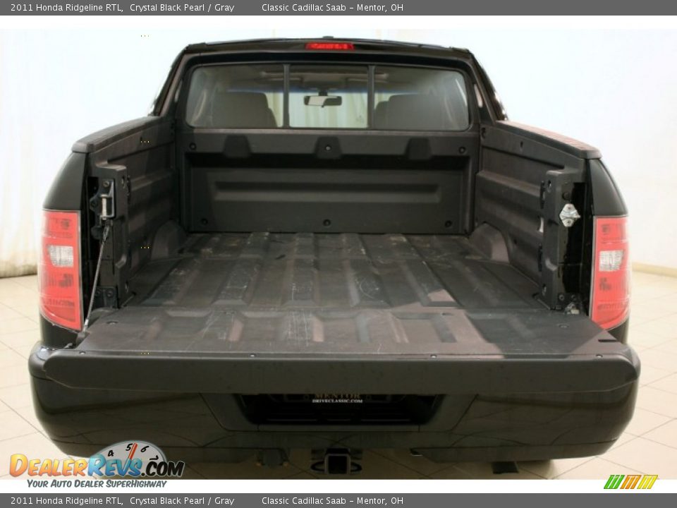 2011 Honda Ridgeline RTL Crystal Black Pearl / Gray Photo #21