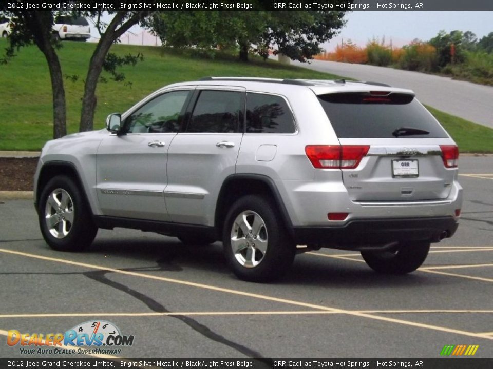 2012 Jeep Grand Cherokee Limited Bright Silver Metallic / Black/Light Frost Beige Photo #3