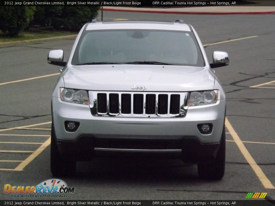 2012 Jeep Grand Cherokee Limited Bright Silver Metallic / Black/Light Frost Beige Photo #8