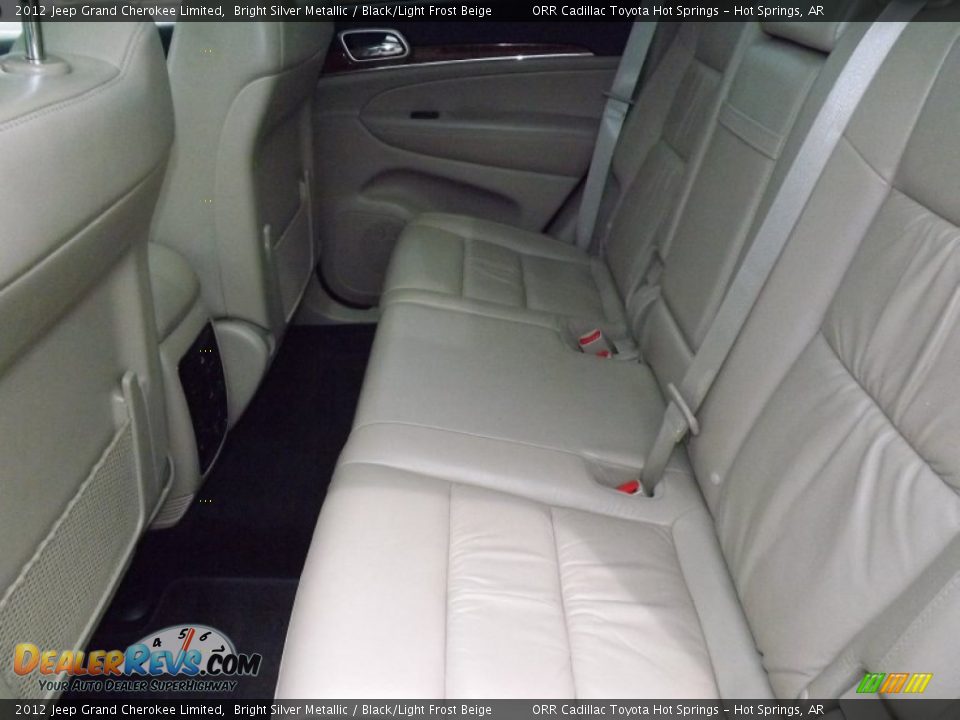 2012 Jeep Grand Cherokee Limited Bright Silver Metallic / Black/Light Frost Beige Photo #10