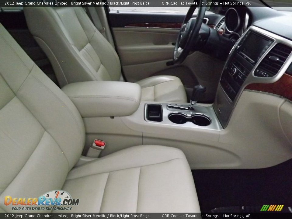 2012 Jeep Grand Cherokee Limited Bright Silver Metallic / Black/Light Frost Beige Photo #11