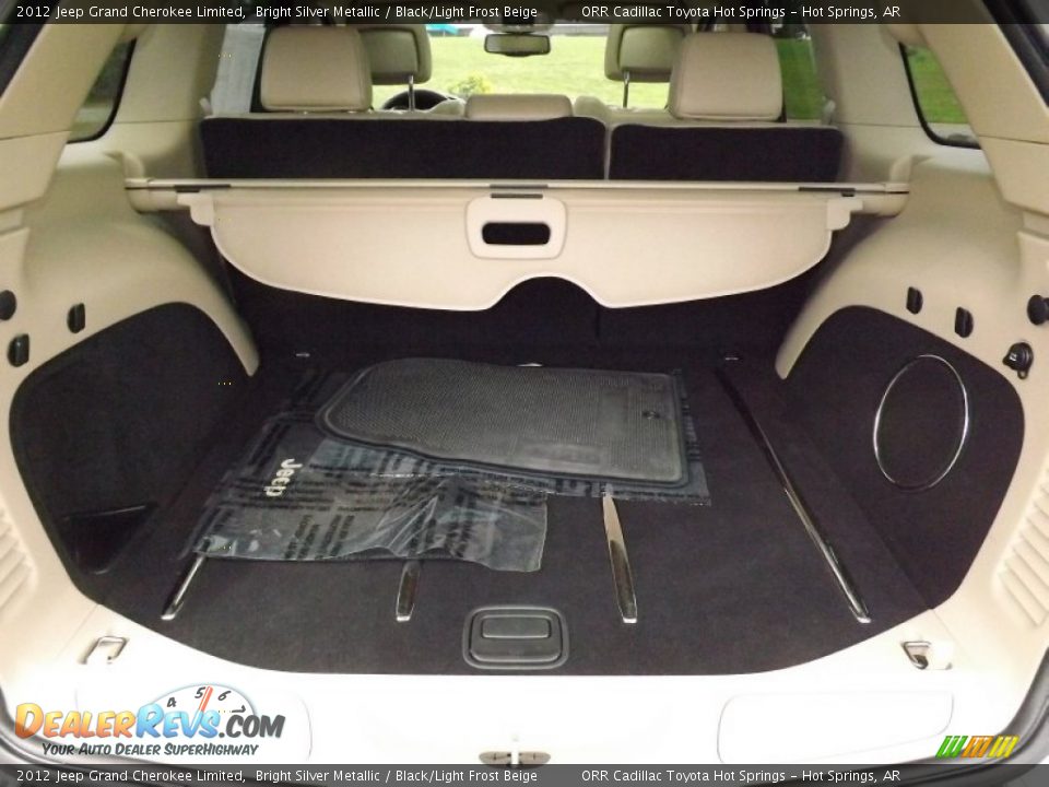 2012 Jeep Grand Cherokee Limited Bright Silver Metallic / Black/Light Frost Beige Photo #12