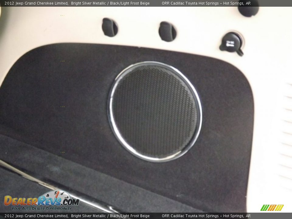 2012 Jeep Grand Cherokee Limited Bright Silver Metallic / Black/Light Frost Beige Photo #13