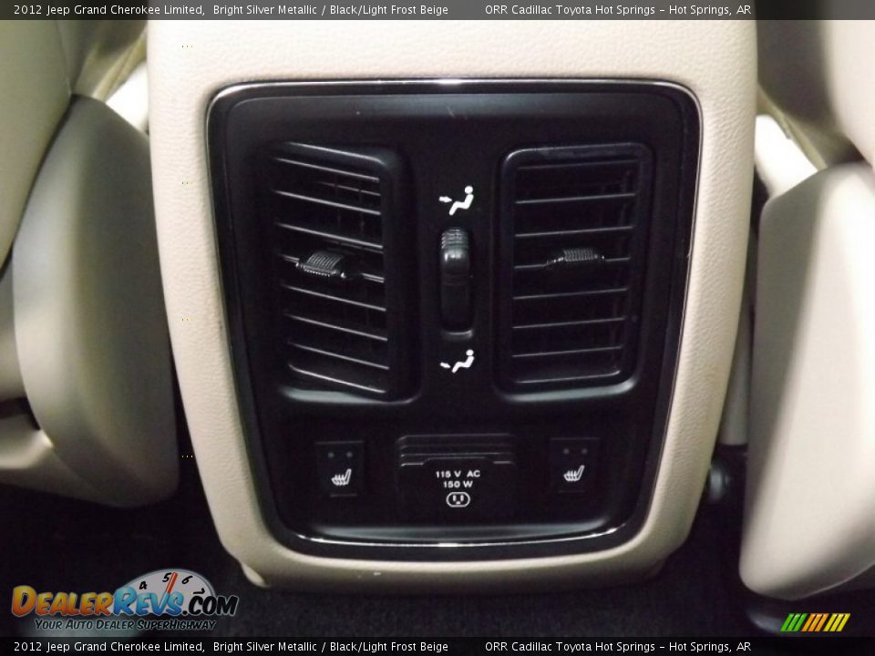 2012 Jeep Grand Cherokee Limited Bright Silver Metallic / Black/Light Frost Beige Photo #14