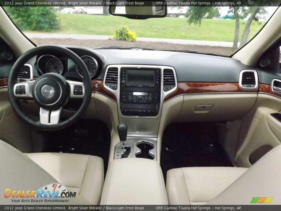 2012 Jeep Grand Cherokee Limited Bright Silver Metallic / Black/Light Frost Beige Photo #15