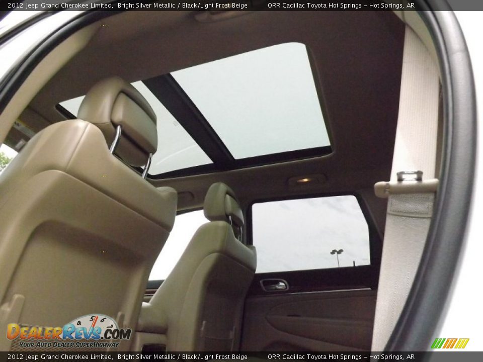 2012 Jeep Grand Cherokee Limited Bright Silver Metallic / Black/Light Frost Beige Photo #17