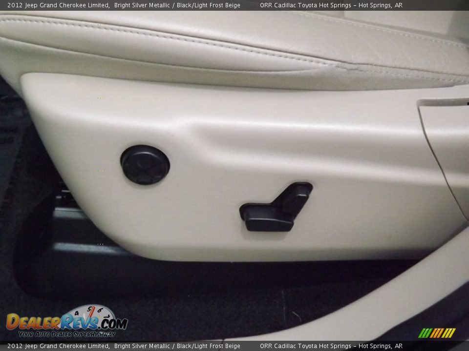 2012 Jeep Grand Cherokee Limited Bright Silver Metallic / Black/Light Frost Beige Photo #20