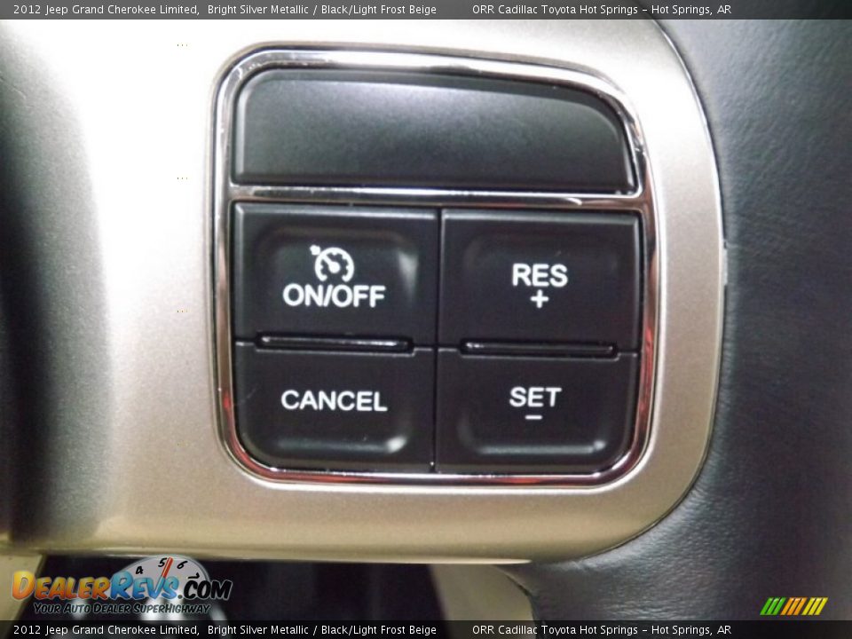2012 Jeep Grand Cherokee Limited Bright Silver Metallic / Black/Light Frost Beige Photo #23