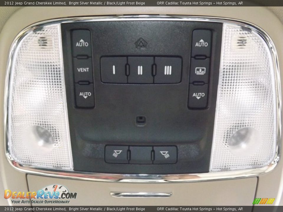 2012 Jeep Grand Cherokee Limited Bright Silver Metallic / Black/Light Frost Beige Photo #27