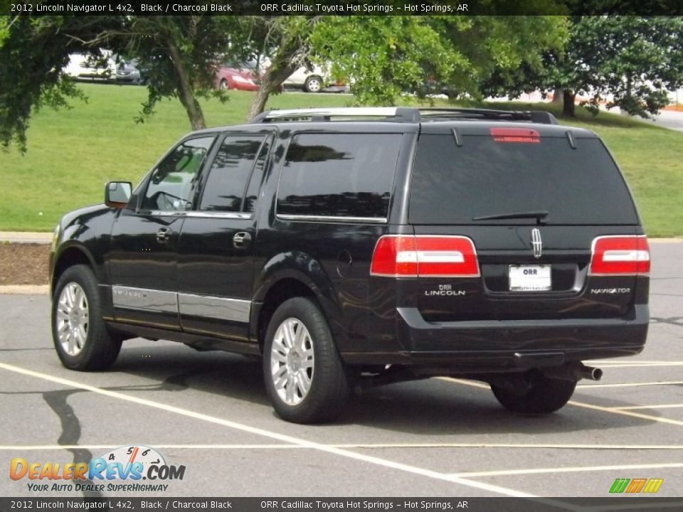2012 Lincoln Navigator L 4x2 Black / Charcoal Black Photo #3