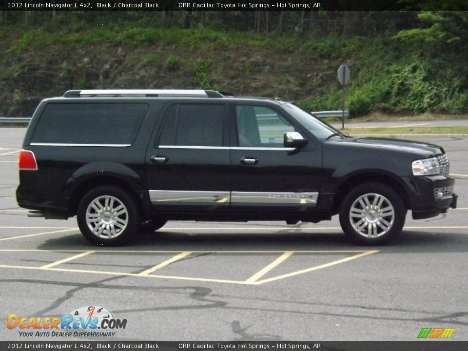 2012 Lincoln Navigator L 4x2 Black / Charcoal Black Photo #6
