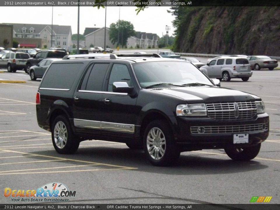 2012 Lincoln Navigator L 4x2 Black / Charcoal Black Photo #7