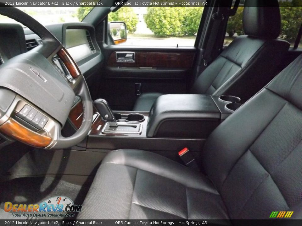 Charcoal Black Interior - 2012 Lincoln Navigator L 4x2 Photo #9