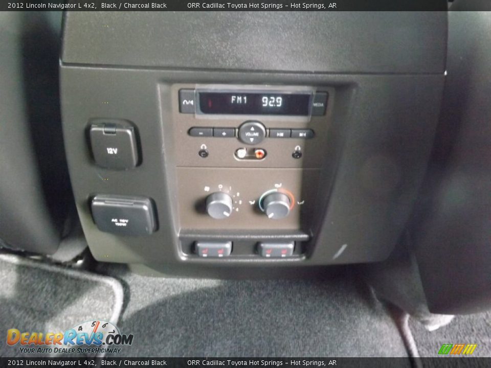 2012 Lincoln Navigator L 4x2 Black / Charcoal Black Photo #16