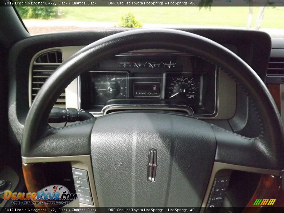 2012 Lincoln Navigator L 4x2 Black / Charcoal Black Photo #20