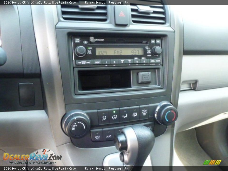 2010 Honda CR-V LX AWD Royal Blue Pearl / Gray Photo #10