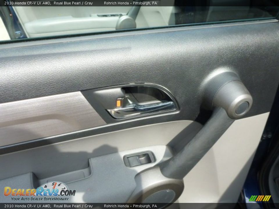 2010 Honda CR-V LX AWD Royal Blue Pearl / Gray Photo #13