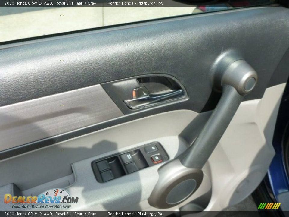 2010 Honda CR-V LX AWD Royal Blue Pearl / Gray Photo #14