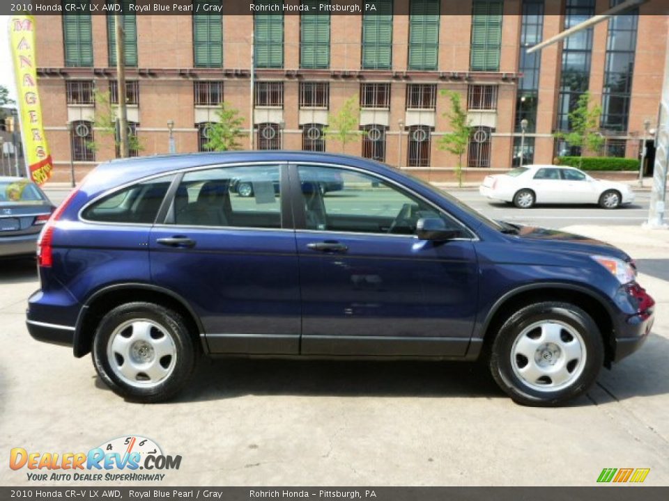 2010 Honda CR-V LX AWD Royal Blue Pearl / Gray Photo #17