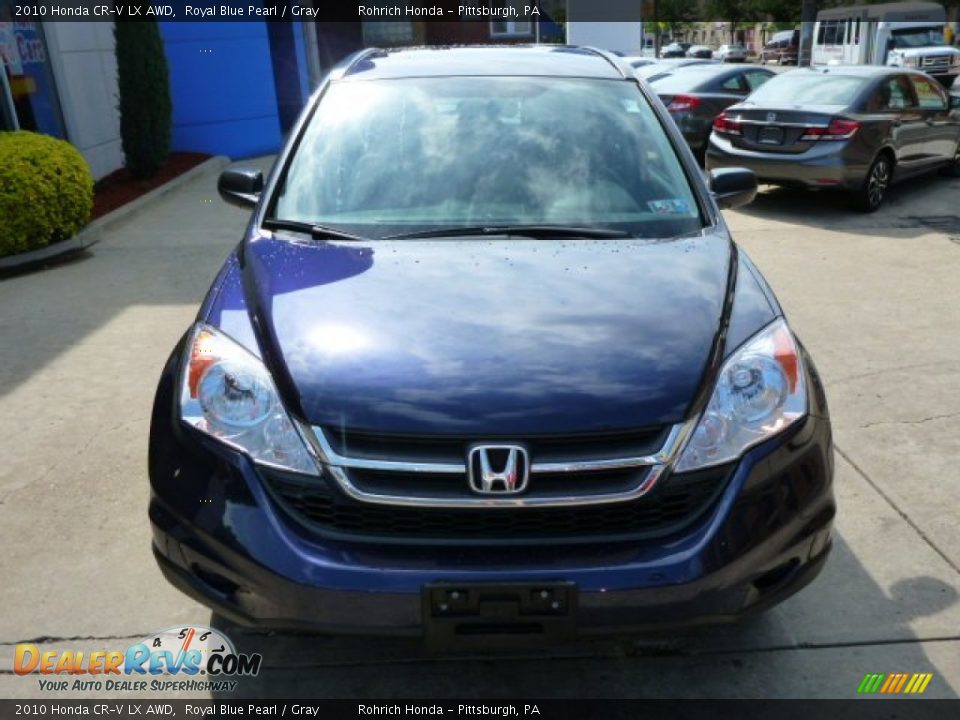 2010 Honda CR-V LX AWD Royal Blue Pearl / Gray Photo #18