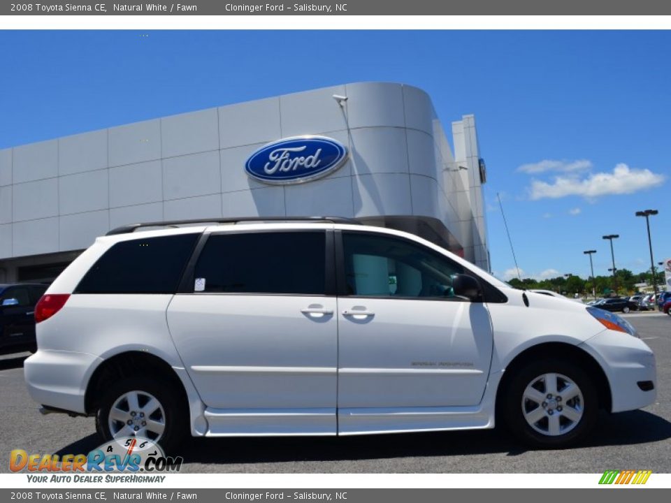 2008 Toyota Sienna CE Natural White / Fawn Photo #2