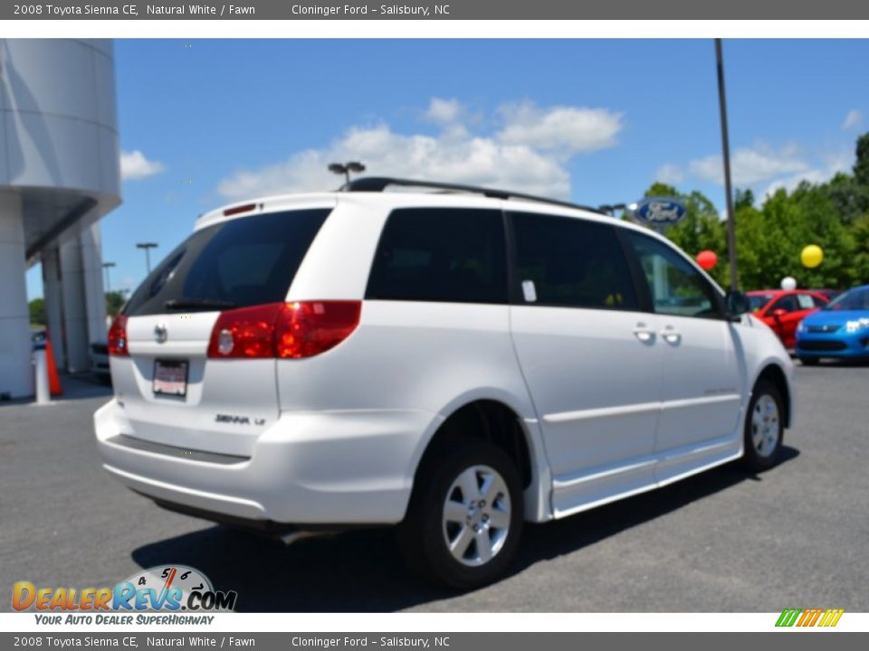 2008 Toyota Sienna CE Natural White / Fawn Photo #3