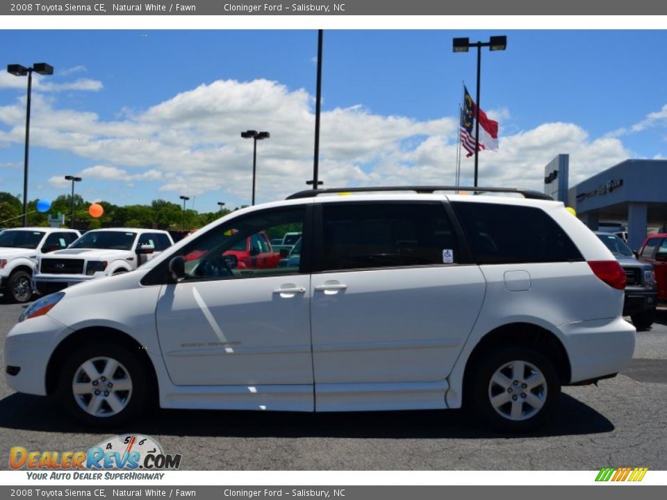2008 Toyota Sienna CE Natural White / Fawn Photo #5