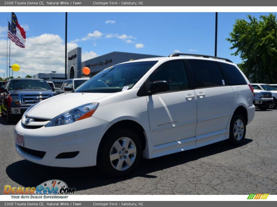 2008 Toyota Sienna CE Natural White / Fawn Photo #6