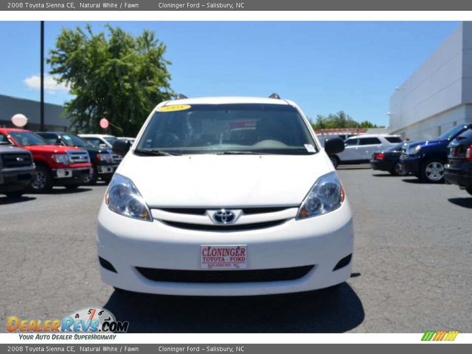 2008 Toyota Sienna CE Natural White / Fawn Photo #7