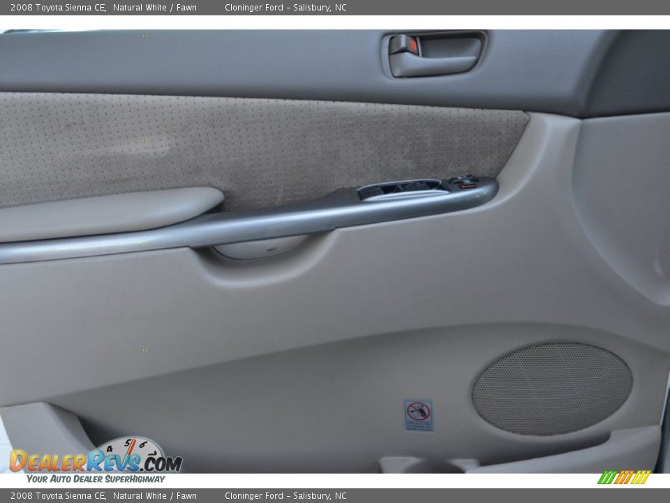 2008 Toyota Sienna CE Natural White / Fawn Photo #8