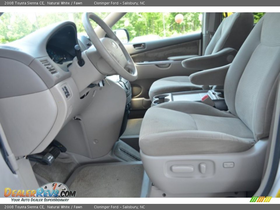 Fawn Interior - 2008 Toyota Sienna CE Photo #10