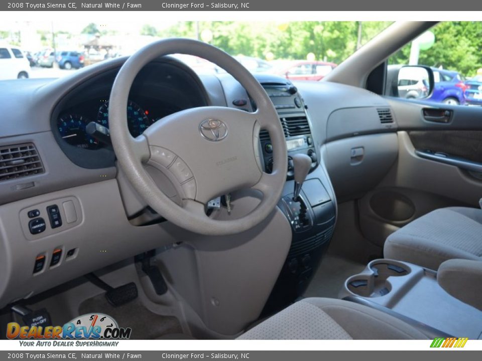2008 Toyota Sienna CE Natural White / Fawn Photo #11